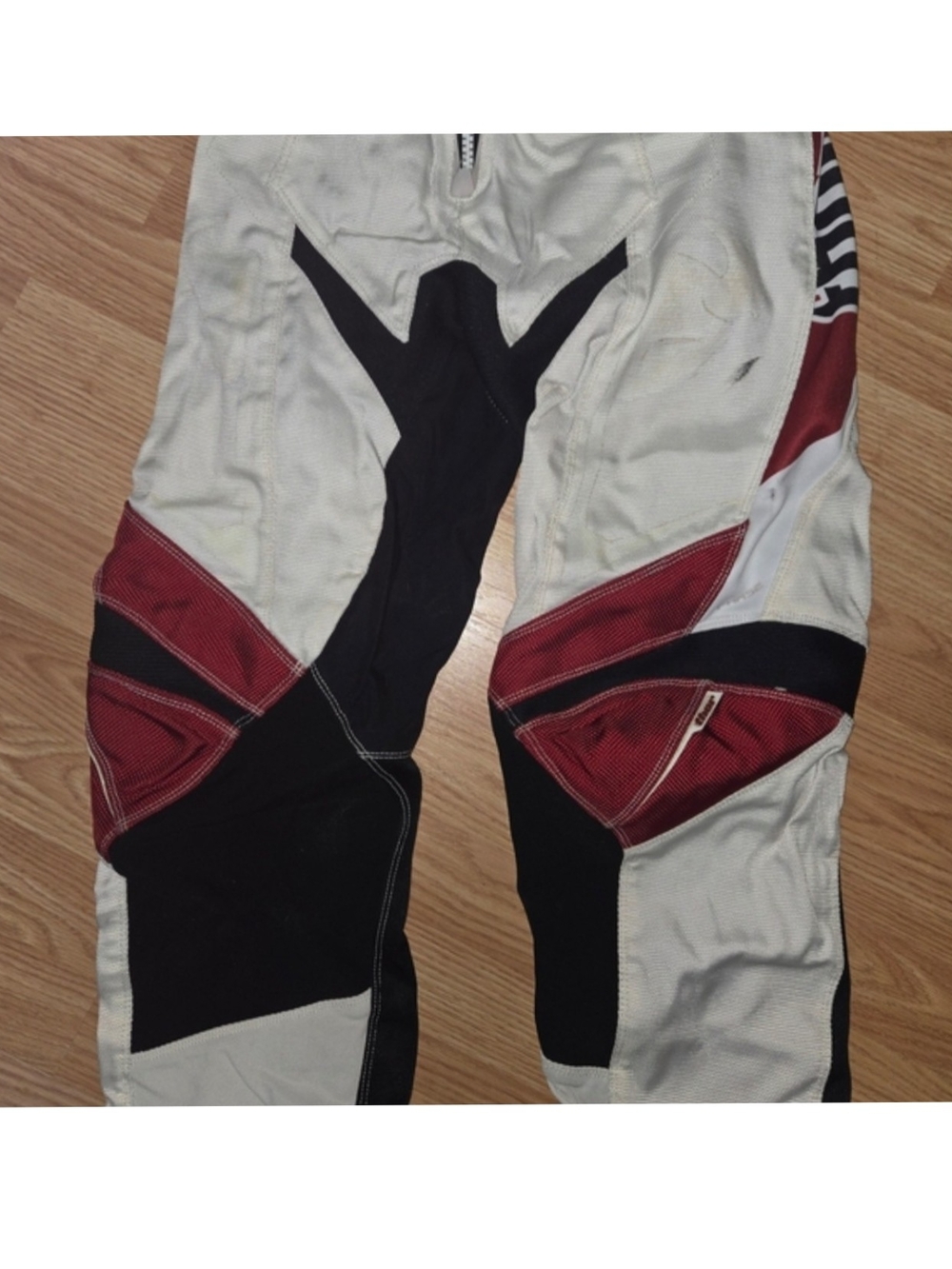 Thor White Black and Red Women's Racing Pants